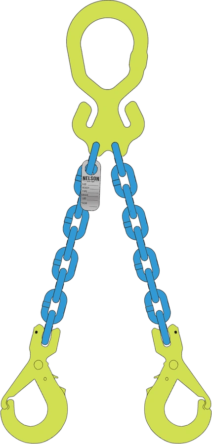 Grade 100 GrabIQ Double Leg Alloy Chain Slings